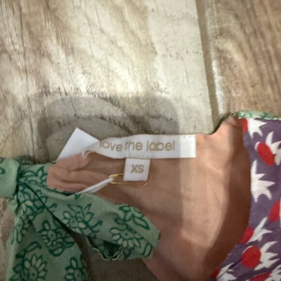 Love The Label Patchwork Cotton Voile Crop Top - Picture 3 of 6